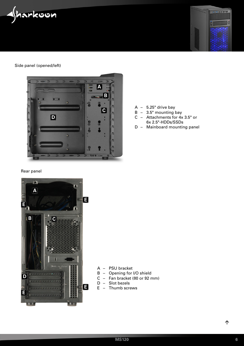 SHARKOON MS120 User Manual | Page 6 / 19