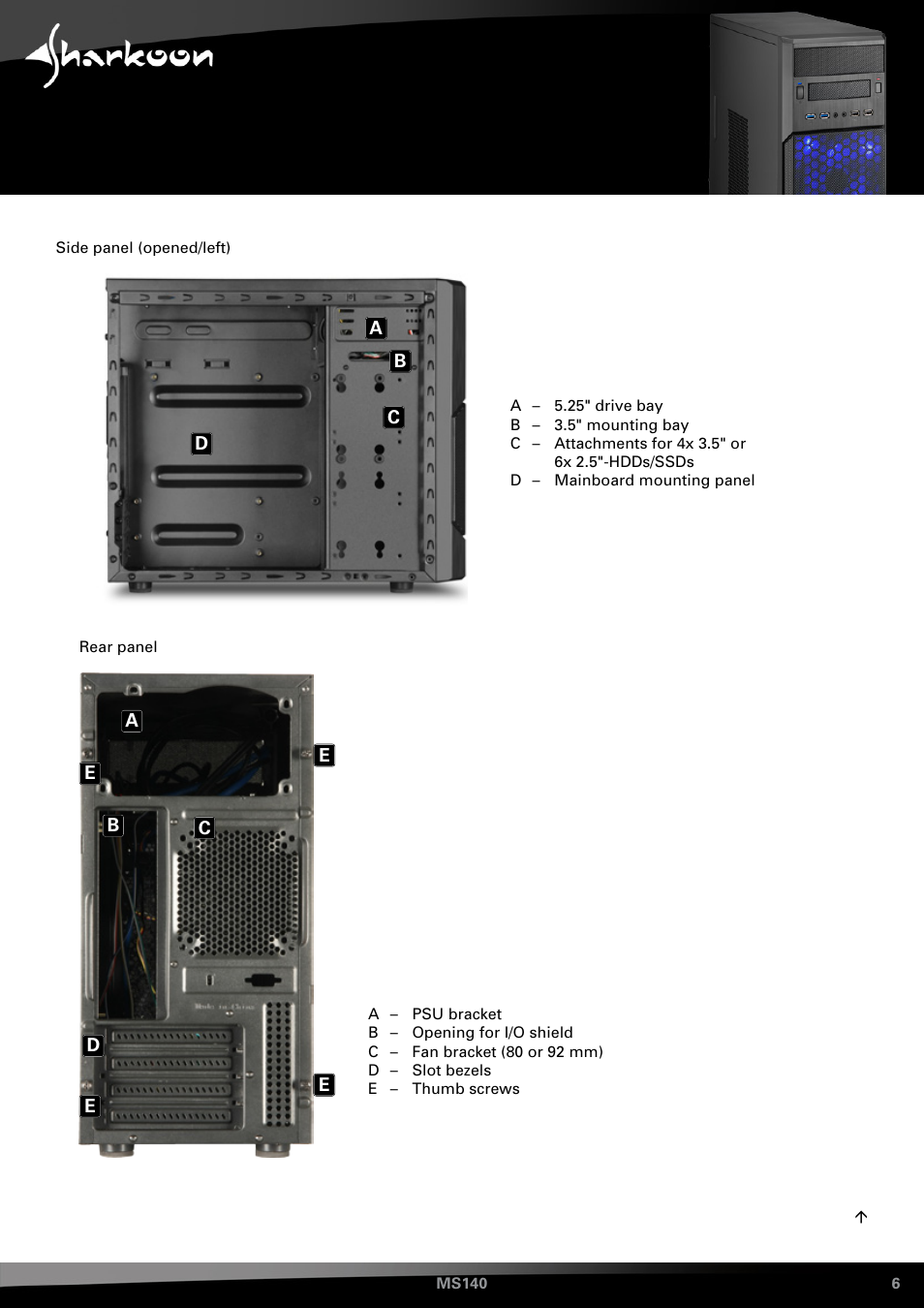 SHARKOON MS140 User Manual | Page 6 / 19