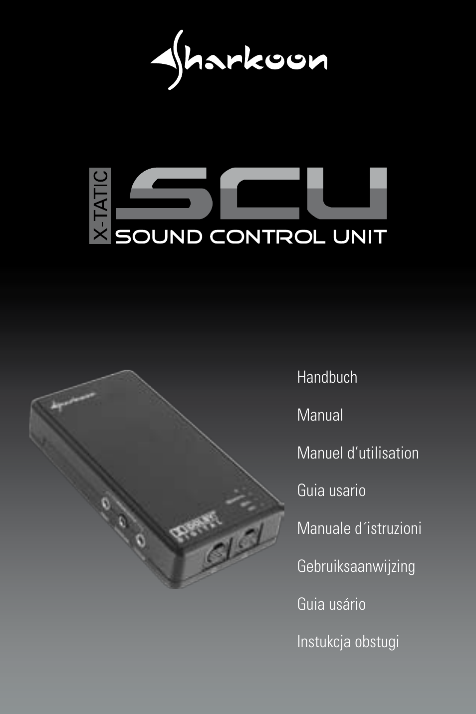 SHARKOON X-Tatic Sound Control Unit User Manual | 13 pages