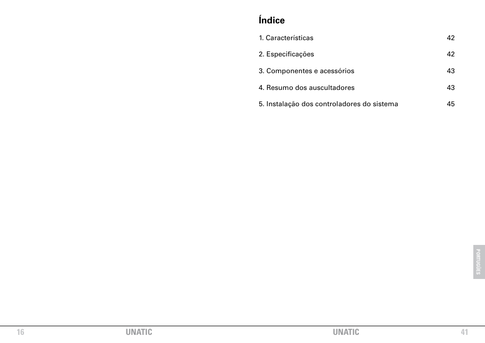 Índice | SHARKOON Unatic User Manual | Page 16 / 28