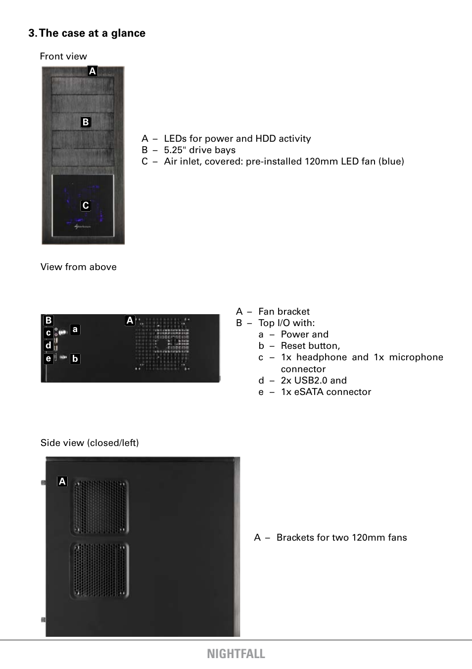 Nightfall | SHARKOON Nightfall User Manual | Page 5 / 17