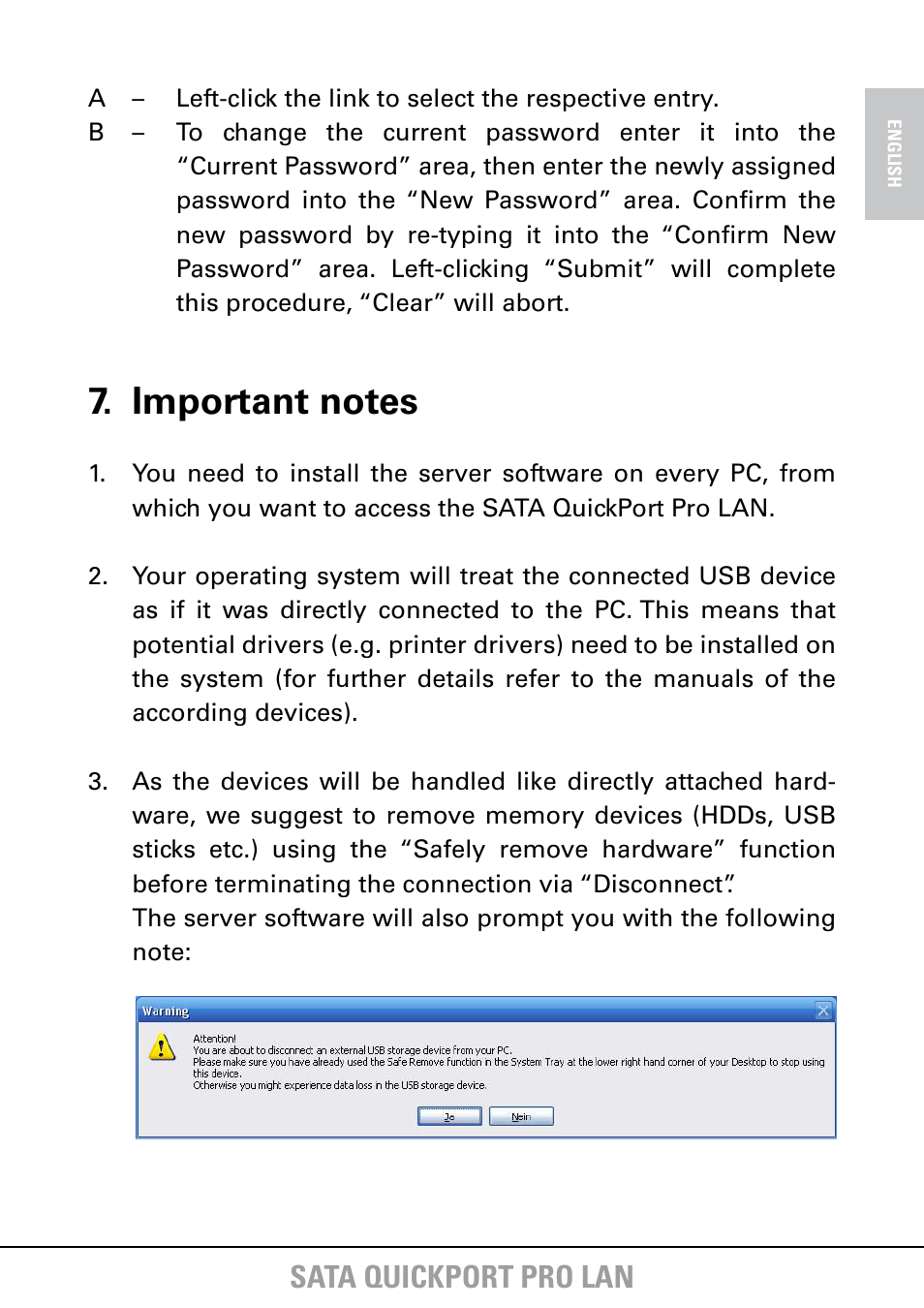 Sata quickport pro lan | SHARKOON SATA QuickPort Pro LAN User Manual | Page 23 / 27