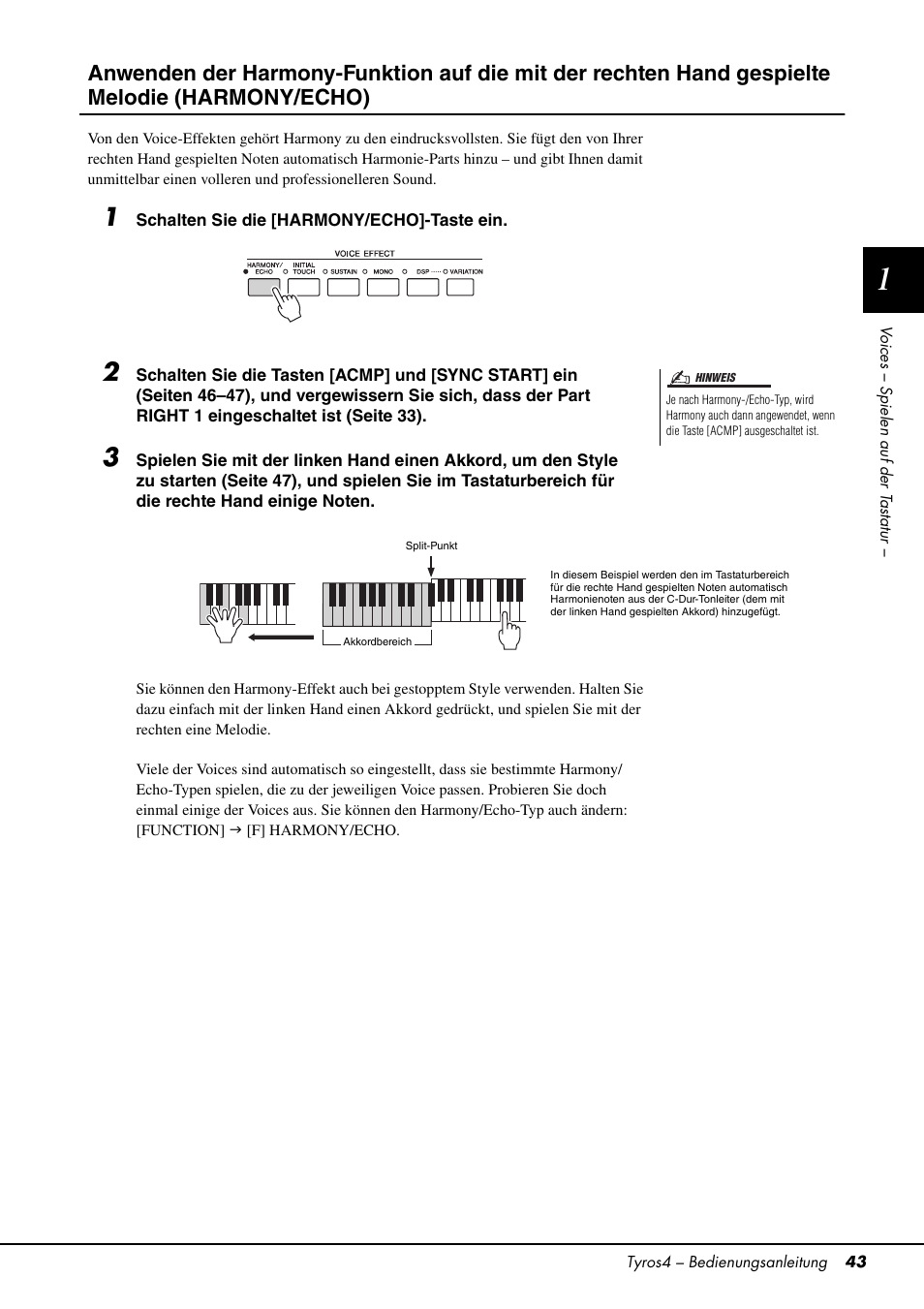 Yamaha Tyros4 User Manual | Page 43 / 126