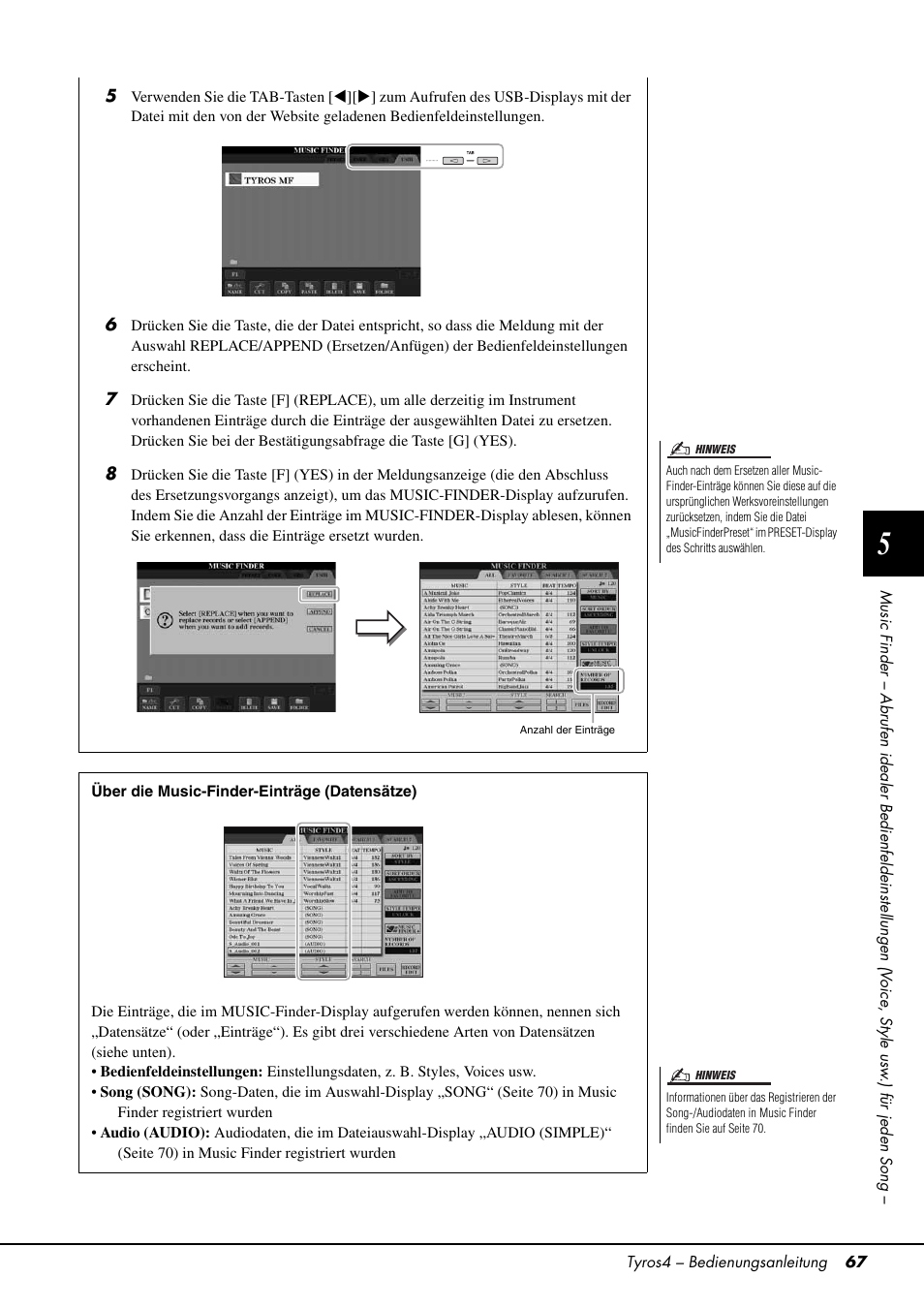 Yamaha Tyros4 User Manual | Page 67 / 126