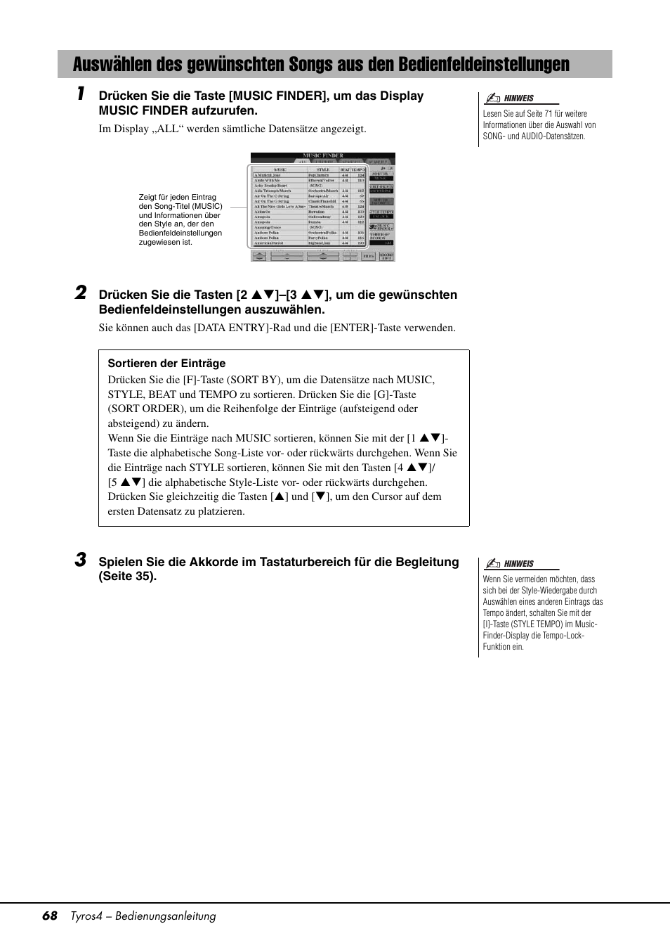 Seite 68 | Yamaha Tyros4 User Manual | Page 68 / 126