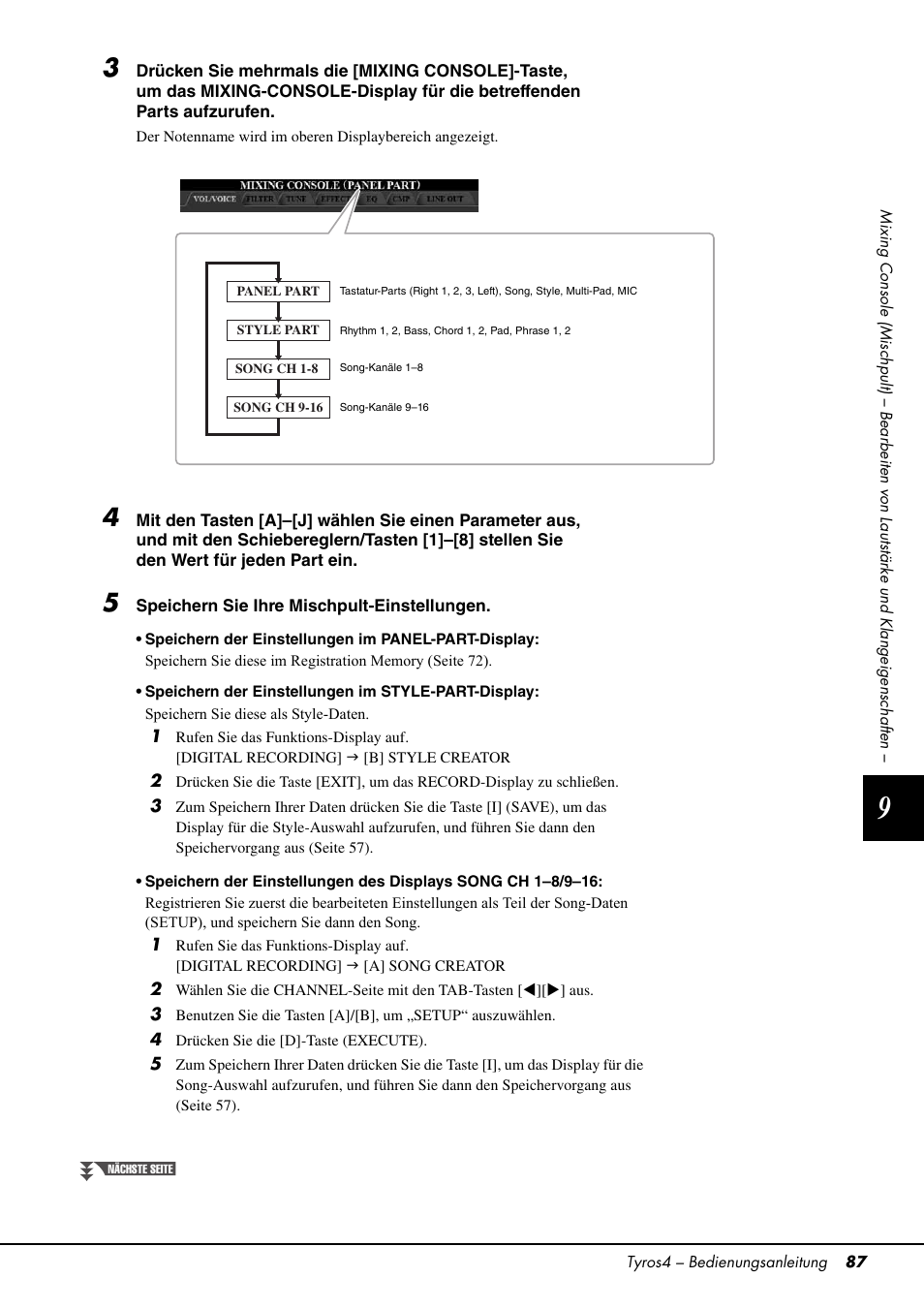 Yamaha Tyros4 User Manual | Page 87 / 126