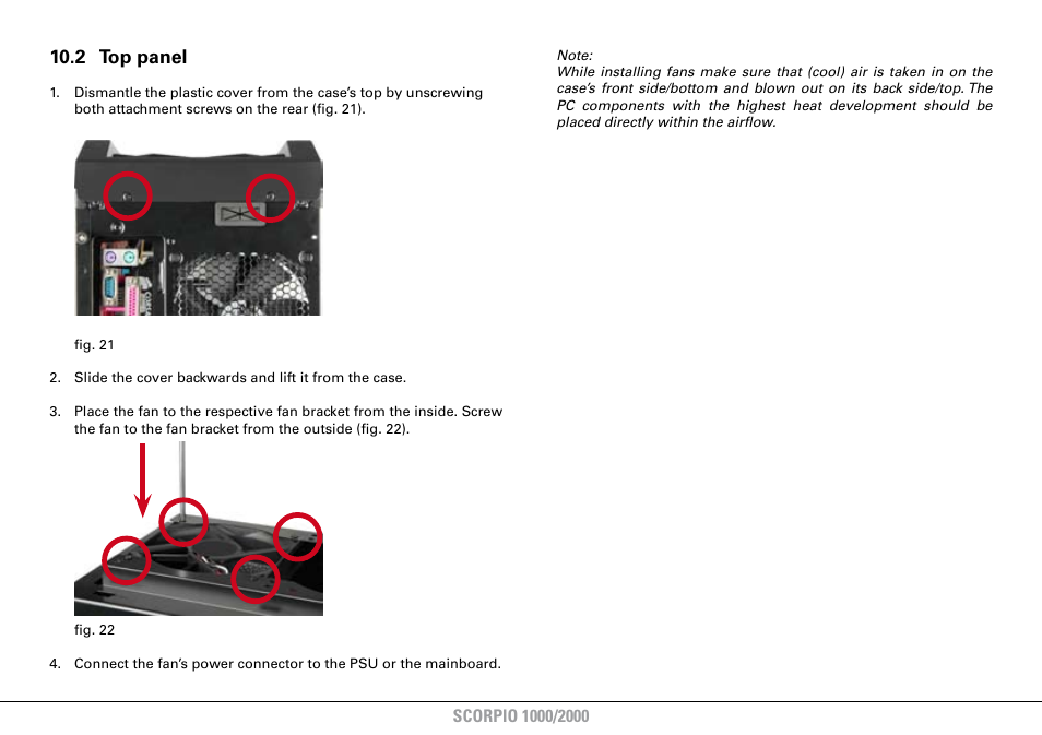 2 top panel | SHARKOON Scorpio 2000 User Manual | Page 15 / 16