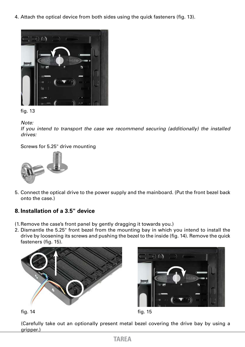 Tarea | SHARKOON Tarea User Manual | Page 12 / 15