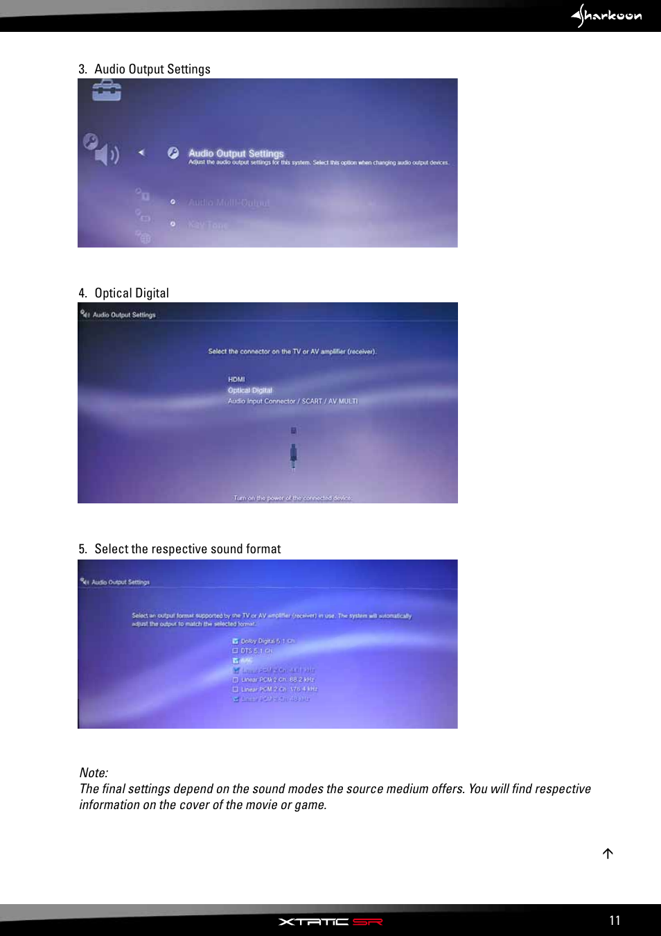 SHARKOON X-Tatic SR User Manual | Page 13 / 23