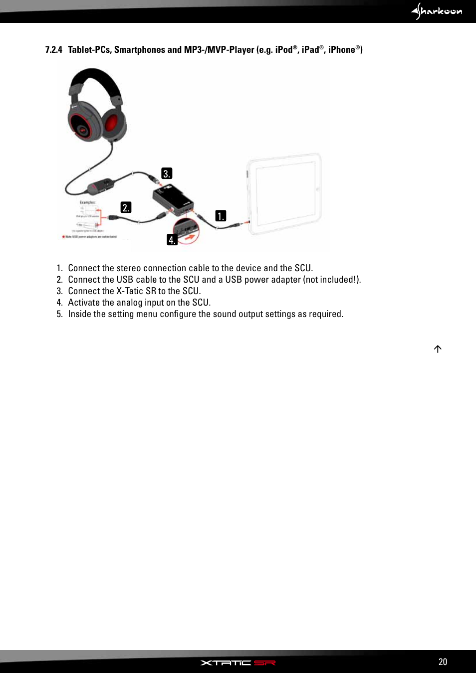 Ipad, Iphone | SHARKOON X-Tatic SR User Manual | Page 22 / 23