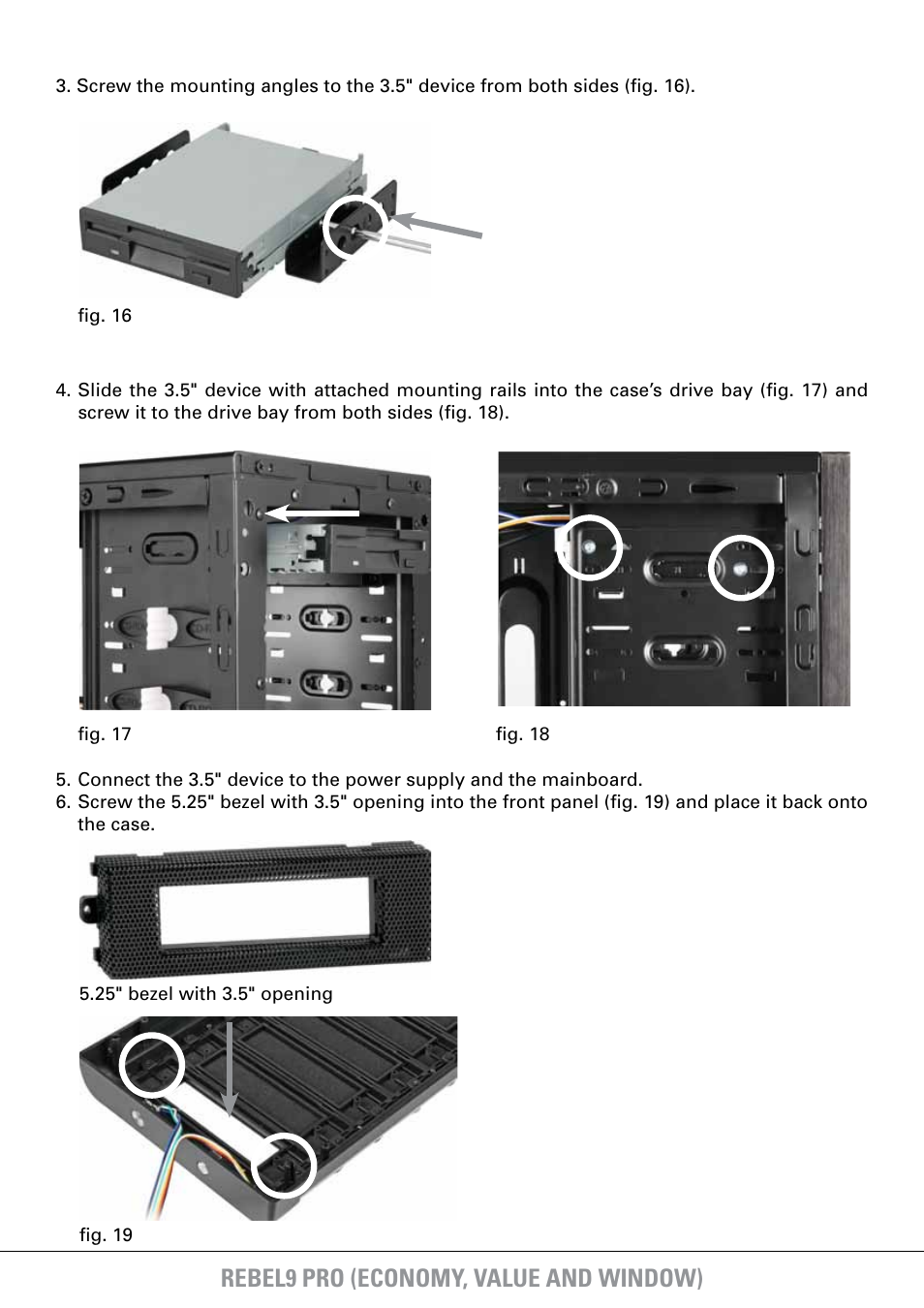 Rebel9 pro (economy, value and window) | SHARKOON Rebel9 Pro Window User Manual | Page 13 / 16