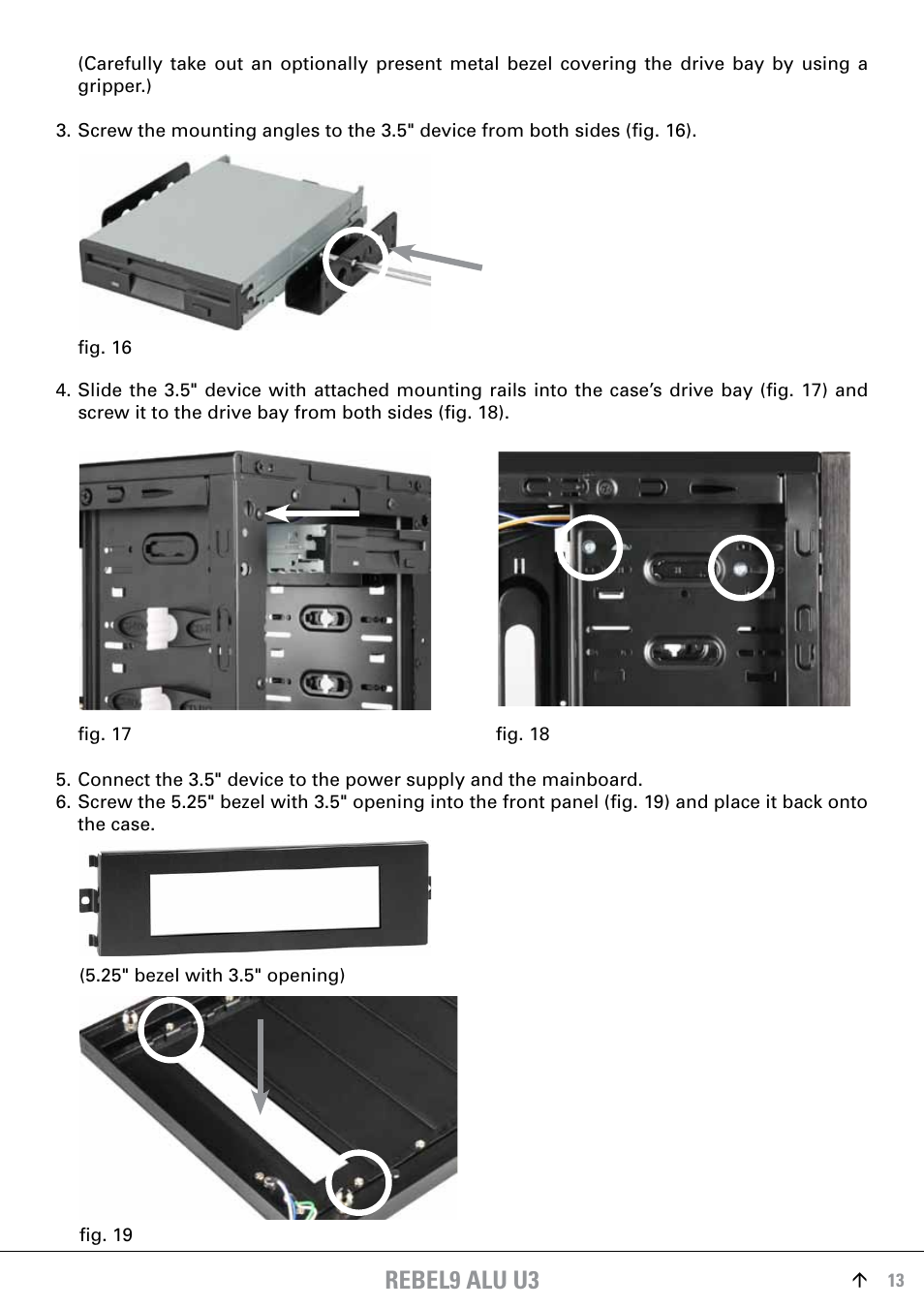 Rebel9 alu u3 | SHARKOON Rebel9 Aluminum U3 User Manual | Page 13 / 16