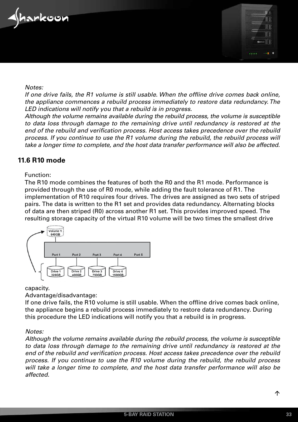 Mode | SHARKOON 5-Bay RAID-Station User Manual | Page 33 / 37