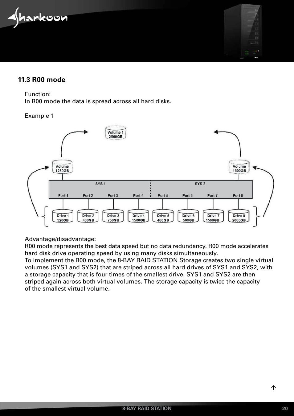 Mode | SHARKOON 8-Bay RAID-Station User Manual | Page 20 / 27
