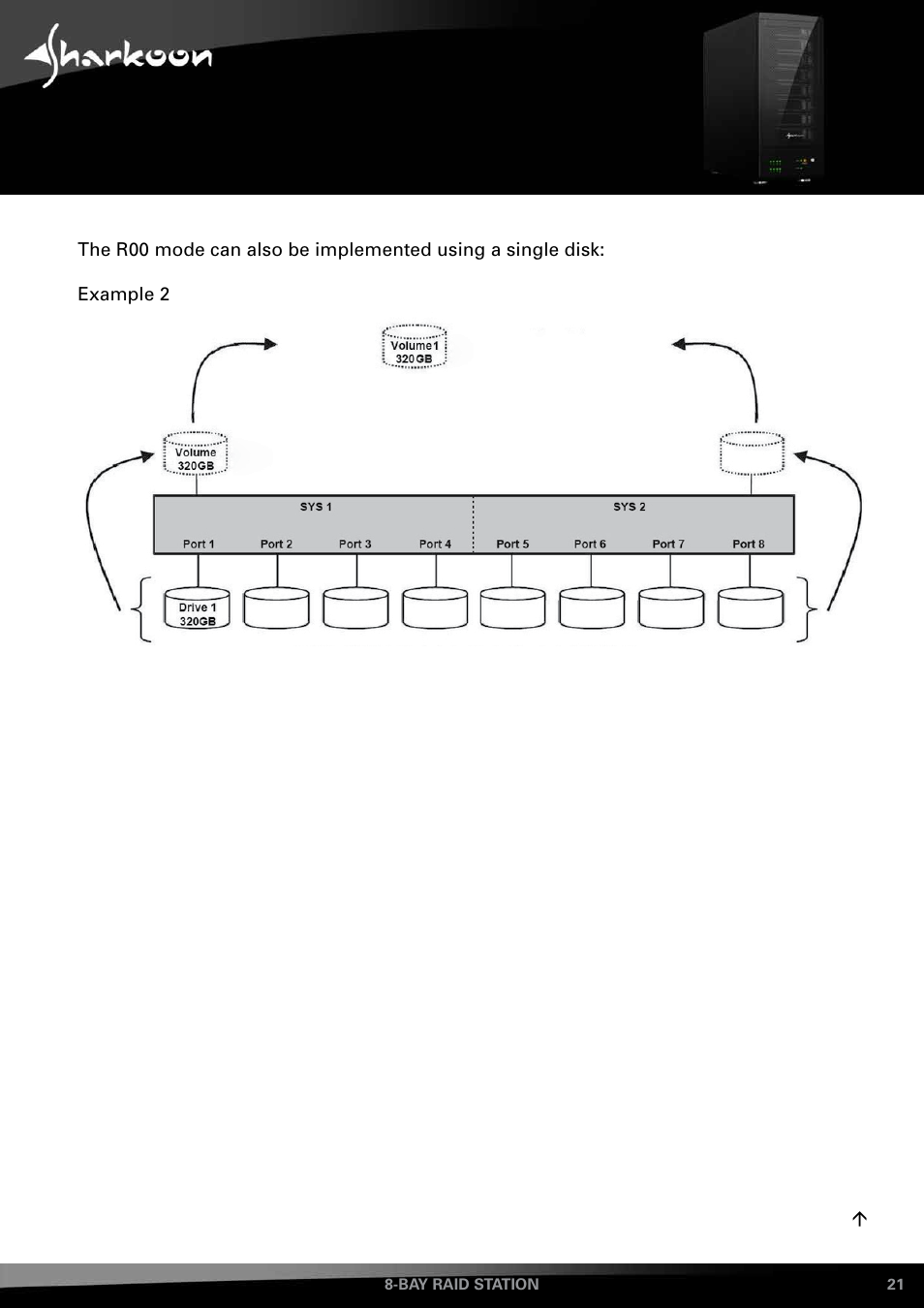 SHARKOON 8-Bay RAID-Station User Manual | Page 21 / 27