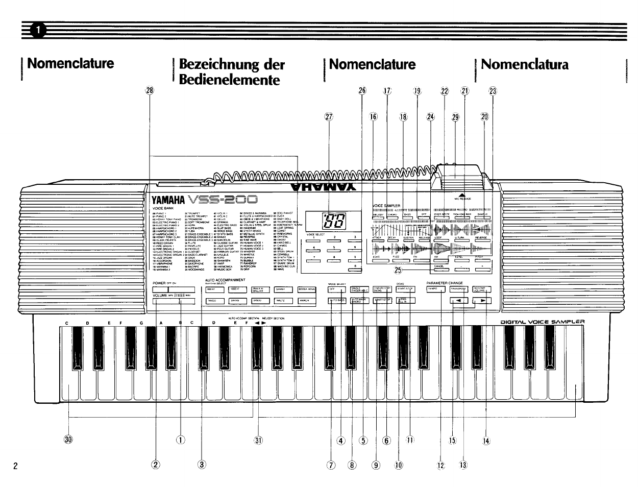 Yamaha VSS-200 User Manual | Page 4 / 28