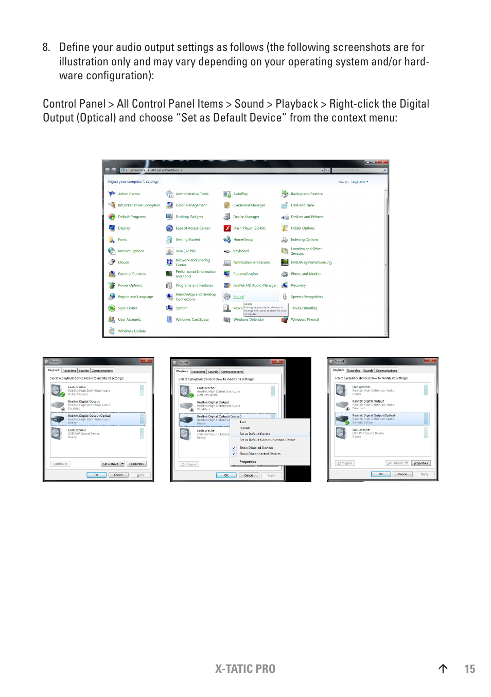 SHARKOON X-Tatic PRO User Manual | Page 15 / 20