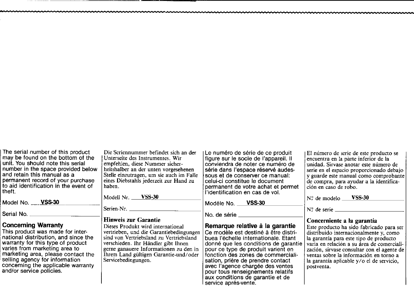 Yamaha VSS-30 User Manual | Page 31 / 32