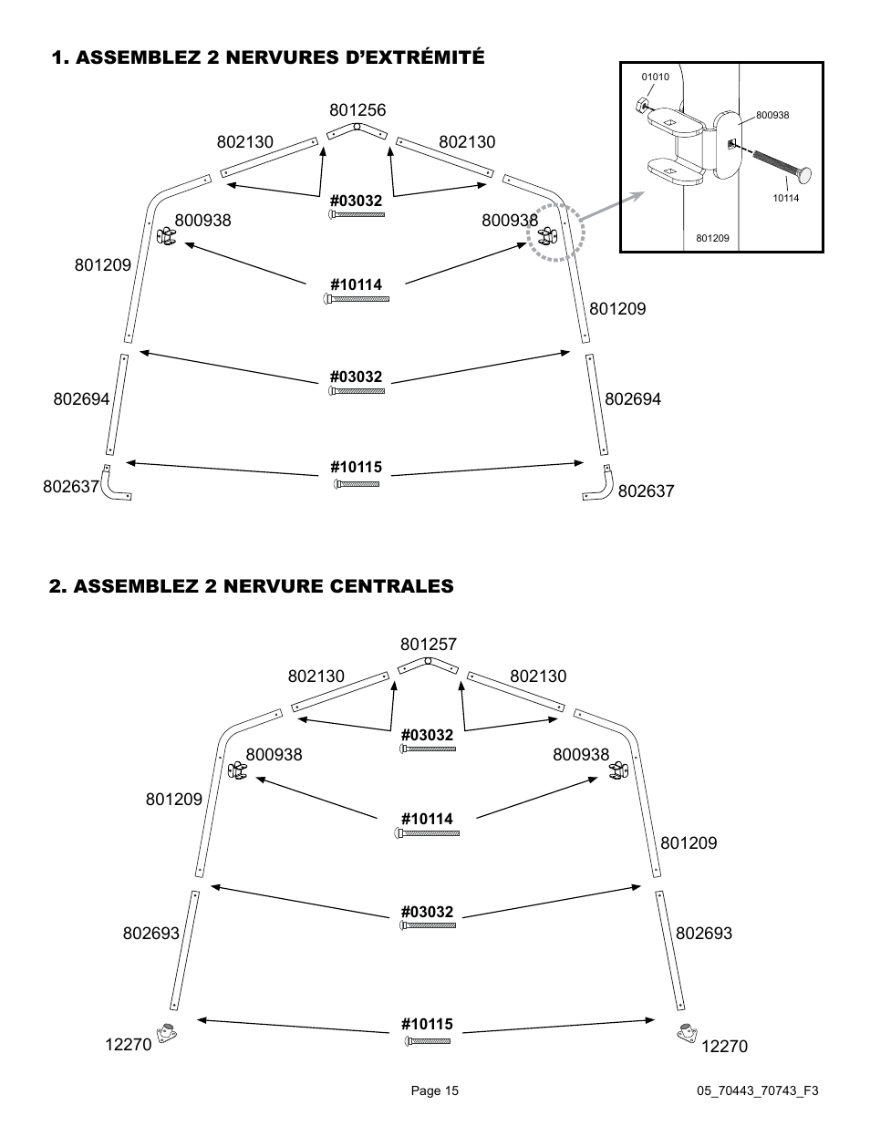 ShelterLogic 70743 12 x 12 x 8 Shed-in-a-Box User Manual | Page 15 / 33