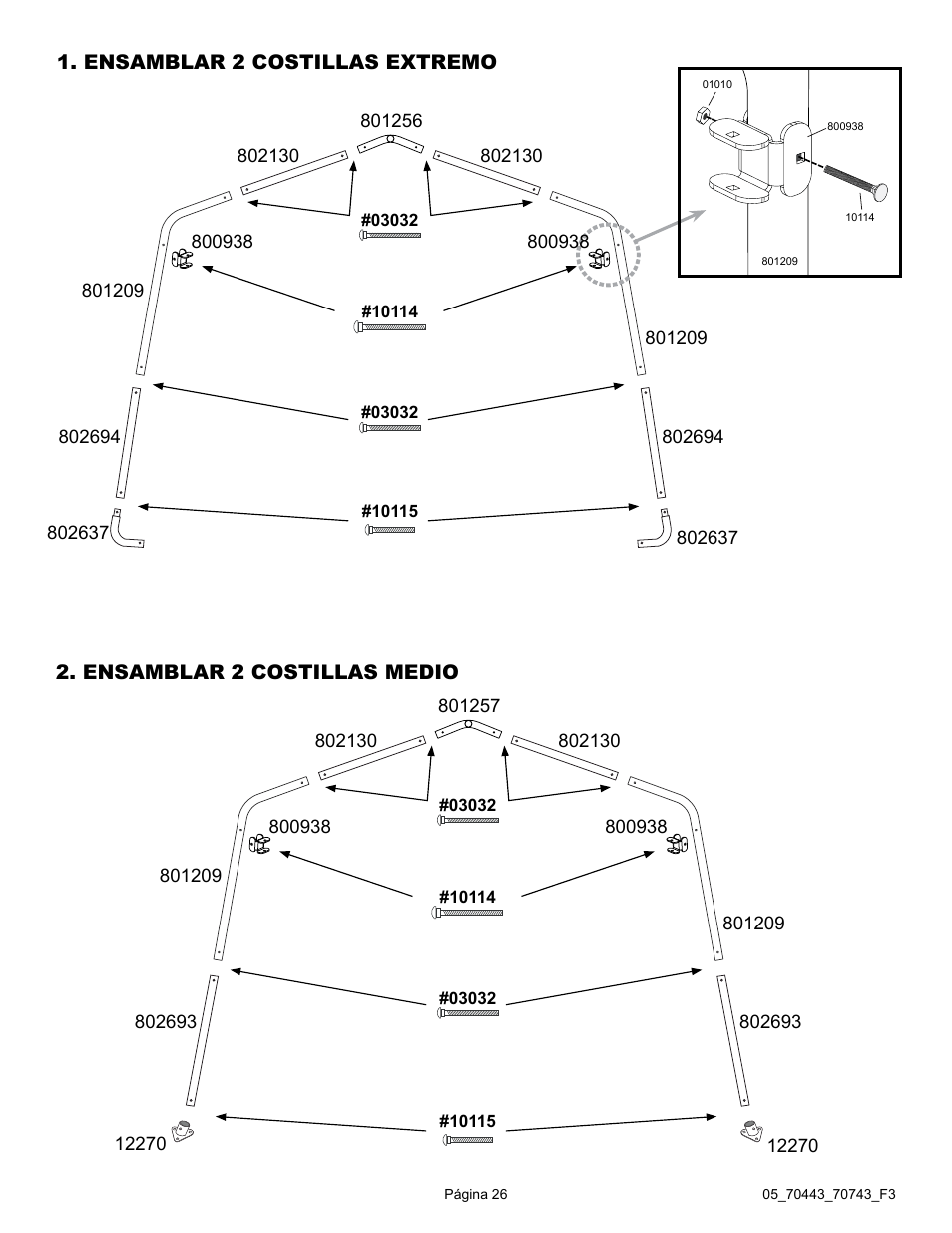 ShelterLogic 70743 12 x 12 x 8 Shed-in-a-Box User Manual | Page 26 / 33