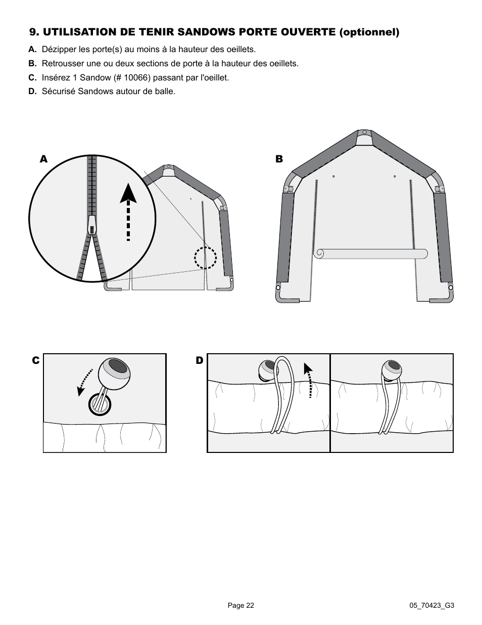 ShelterLogic 70423 8 x 8 x 8 Shed-in-a-Box User Manual | Page 22 / 33