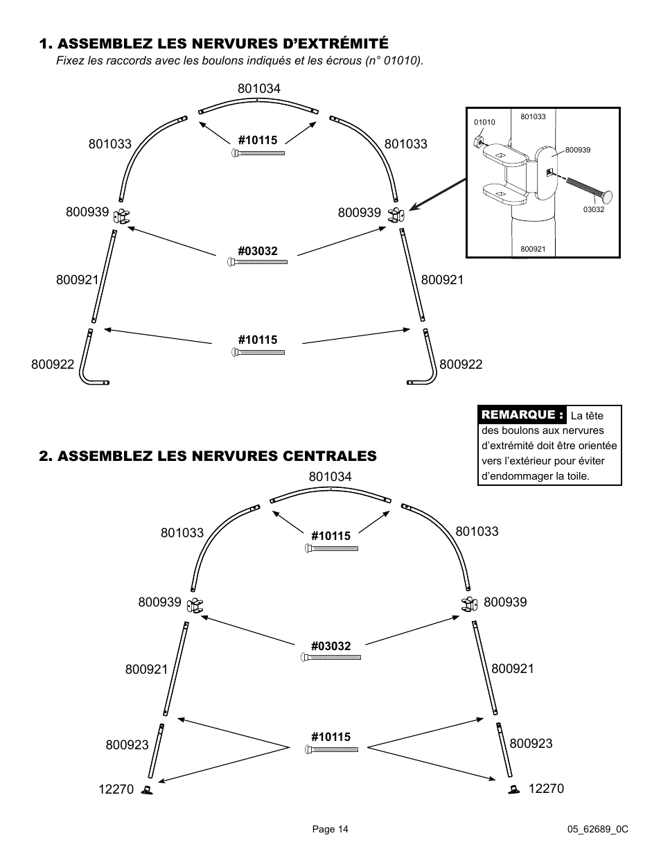 ShelterLogic 62689 10 x 15 x 8 AutoShelter RoundTop 1015 - Sandstone User Manual | Page 14 / 30