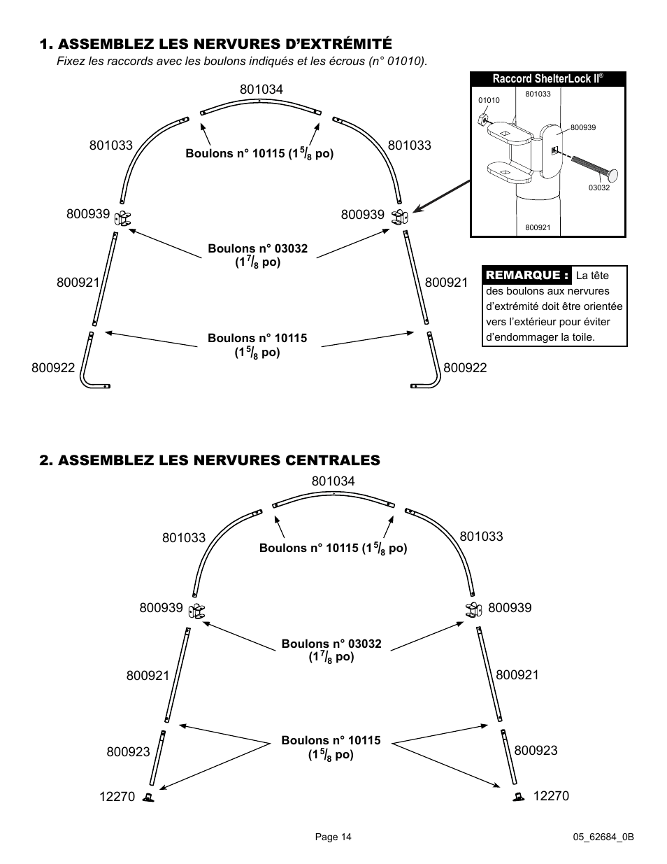 ShelterLogic 62684 10 x 20 x 8 AutoShelter RoundTop 1020 - Sandstone User Manual | Page 14 / 30