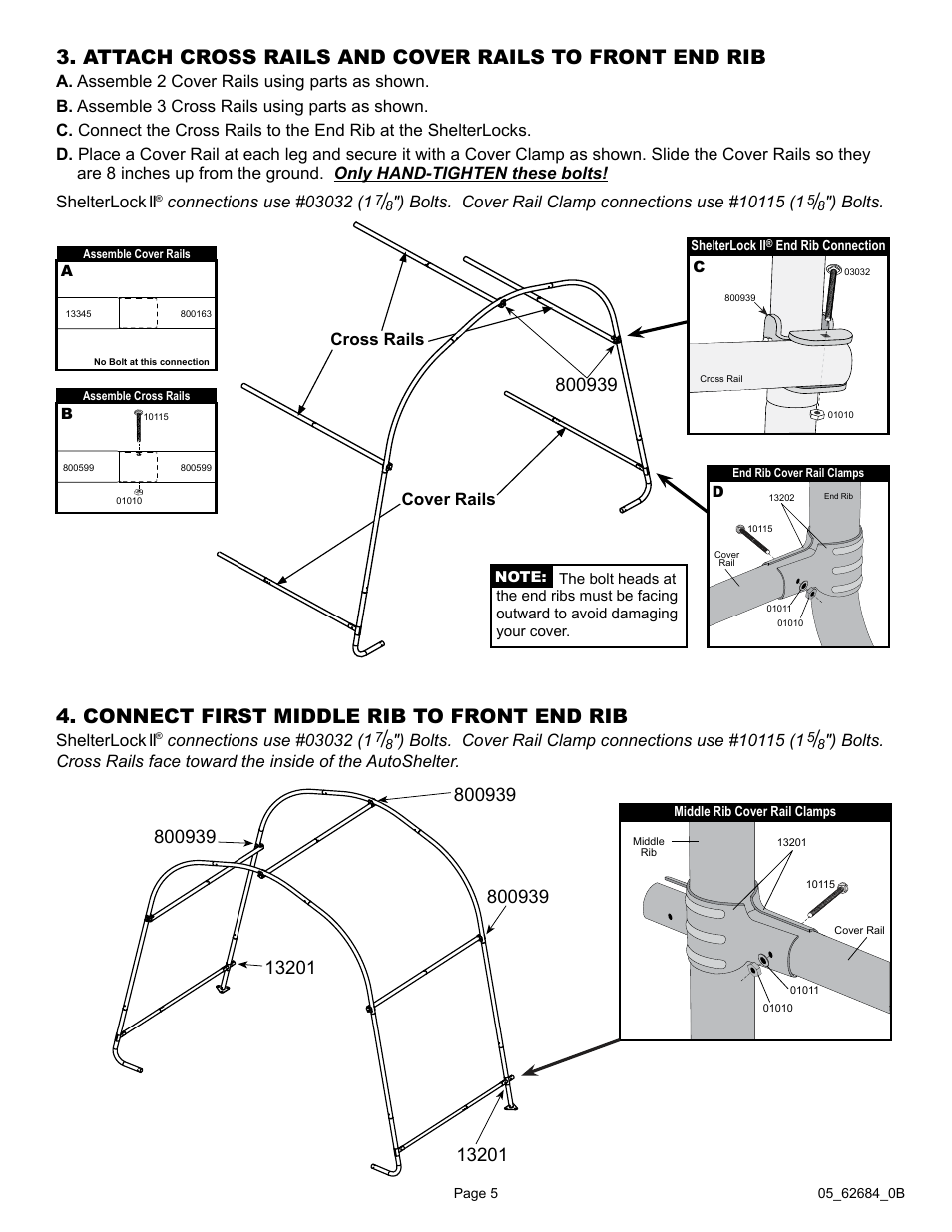 ShelterLogic 62684 10 x 20 x 8 AutoShelter RoundTop 1020 - Sandstone User Manual | Page 5 / 30