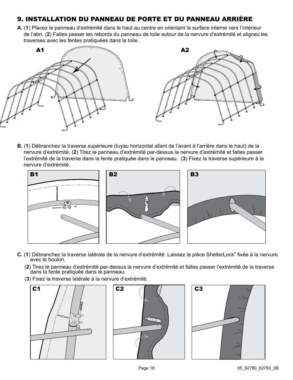 ShelterLogic 62783 Garage-in-a-Box RoundTop User Manual | Page 18 / 30