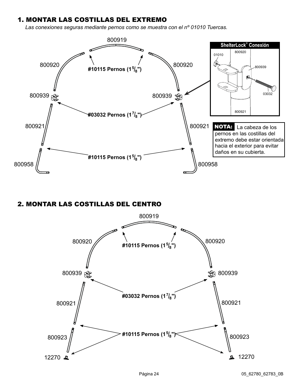 ShelterLogic 62783 Garage-in-a-Box RoundTop User Manual | Page 24 / 30