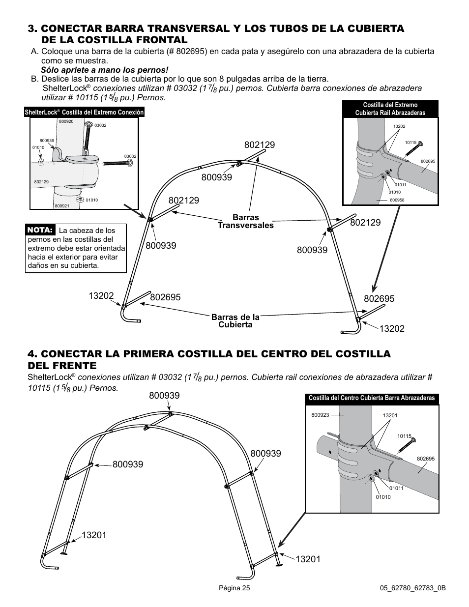 ShelterLogic 62783 Garage-in-a-Box RoundTop User Manual | Page 25 / 30