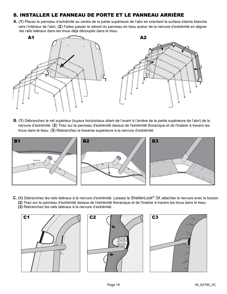 ShelterLogic 62790 12 x 20 x 8 Garage-in-a-Box User Manual | Page 18 / 30