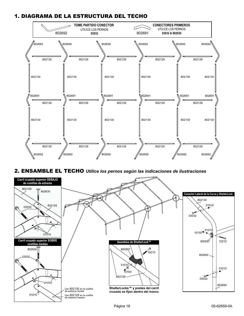 ShelterLogic 62659 12 x 20 x 8 Port-in-a-Box User Manual | Page 18 / 21