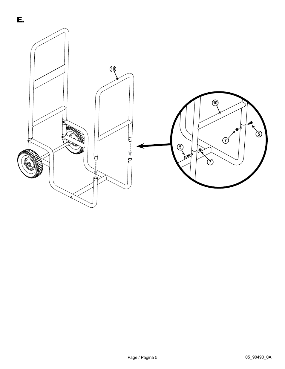 ShelterLogic 90490 Rolling Firewood Cart User Manual | Page 5 / 5