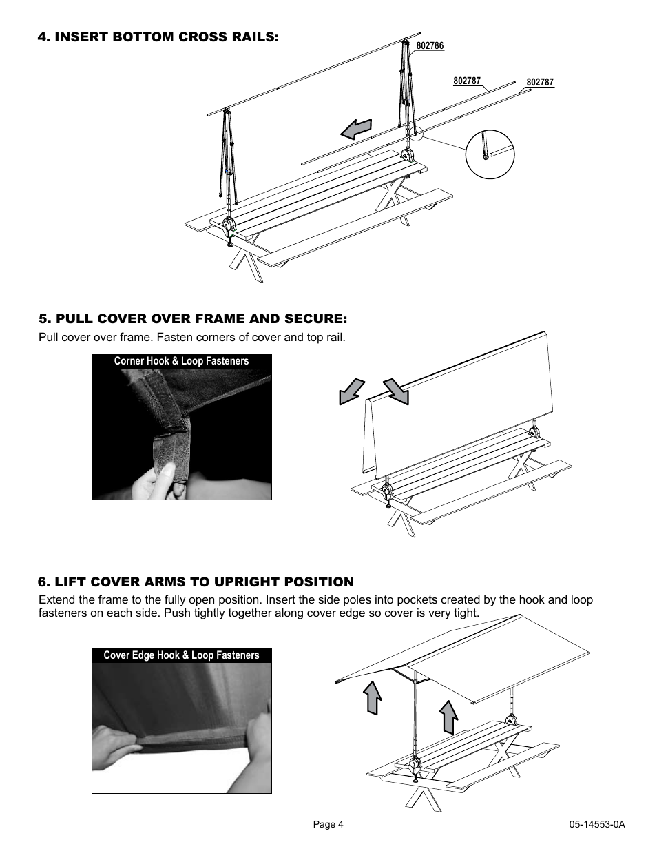 ShelterLogic 14553 7 4 x 10 Quick Clamp Canopy User Manual | Page 4 / 5