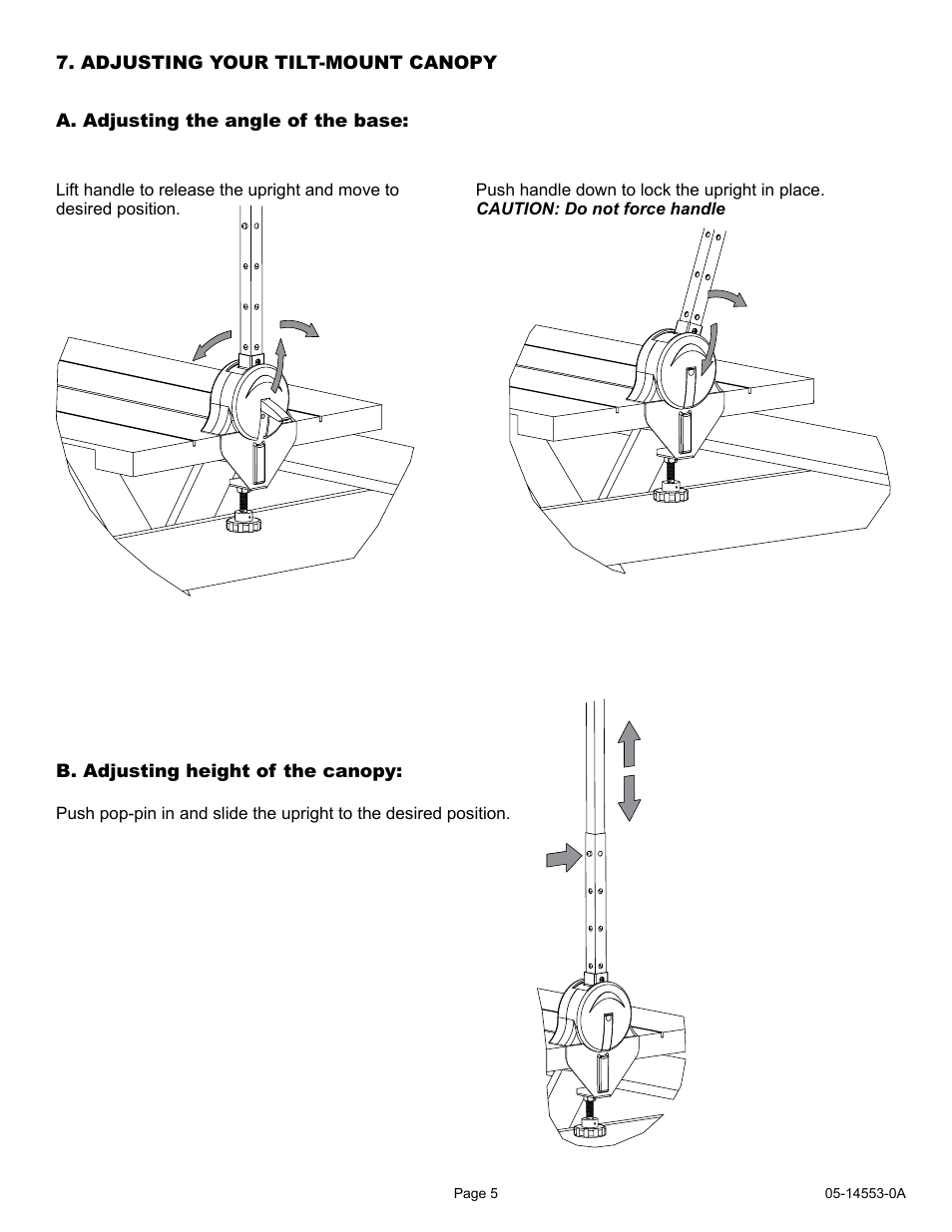 ShelterLogic 14553 7 4 x 10 Quick Clamp Canopy User Manual | Page 5 / 5