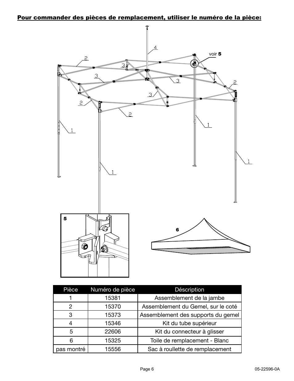 ShelterLogic 22596 10x10 Straight Leg Truss PopUp User Manual | Page 6 / 9