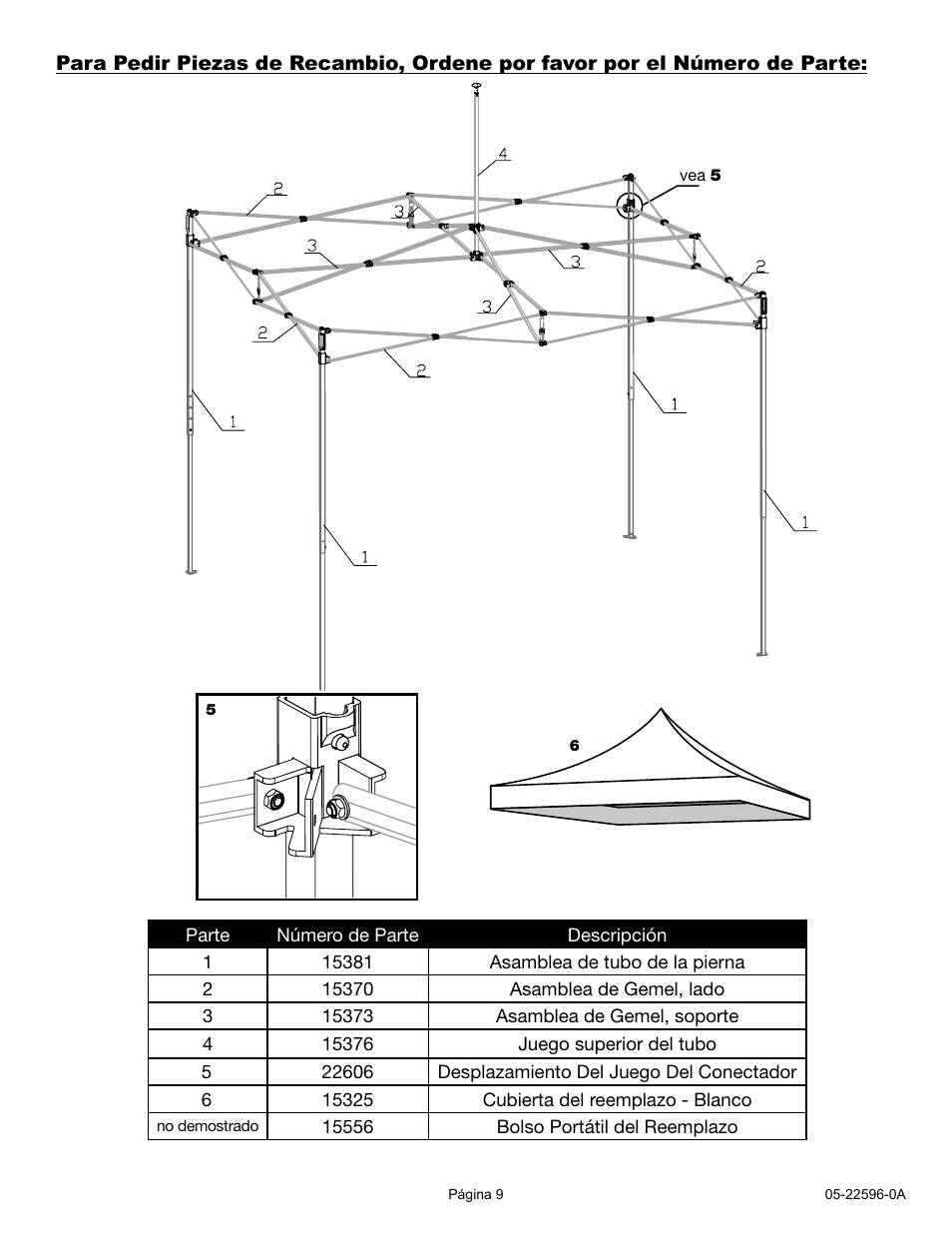 ShelterLogic 22596 10x10 Straight Leg Truss PopUp User Manual | Page 9 / 9
