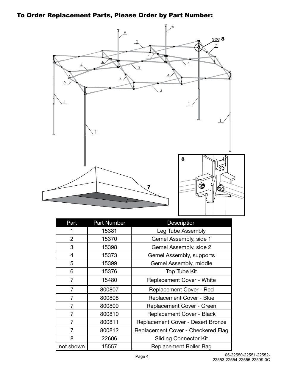 ShelterLogic 22599 10’x15’ Straight Leg Pop-Up User Manual | Page 4 / 12
