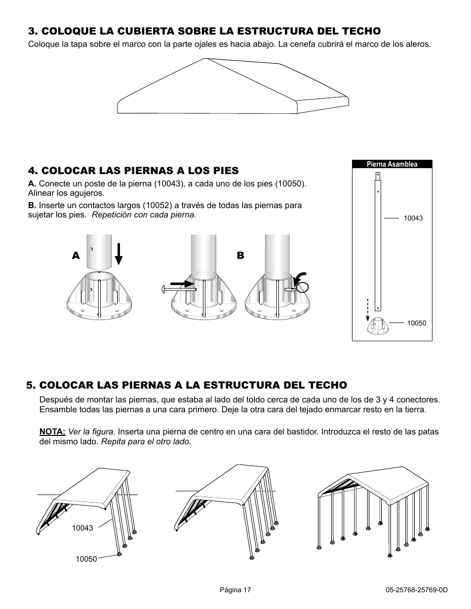 ShelterLogic 25768 12 x 30 Celebration II Canopy User Manual | Page 17 / 18