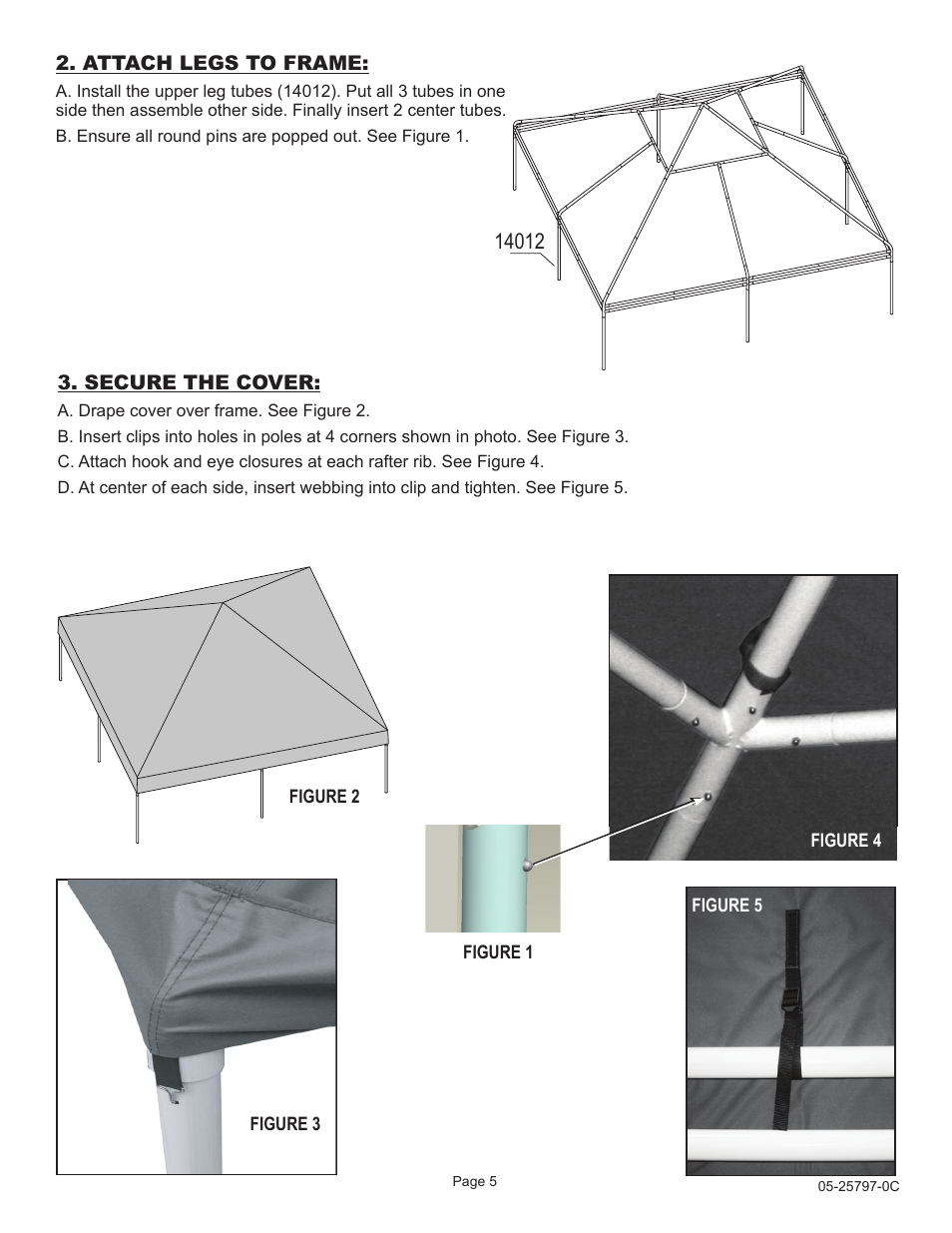 Velcro | ShelterLogic 25797 20 x 20 Celebration Canopy User Manual | Page 5 / 8