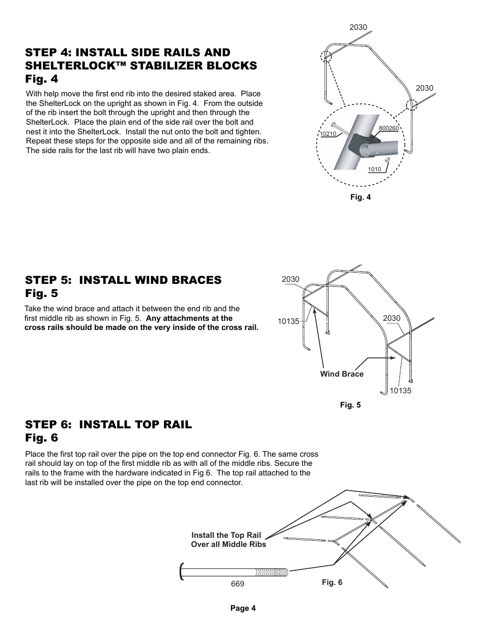 ShelterLogic 71534 Peak Style Storage Shelter 12 x 20 x 8 User Manual | Page 3 / 7