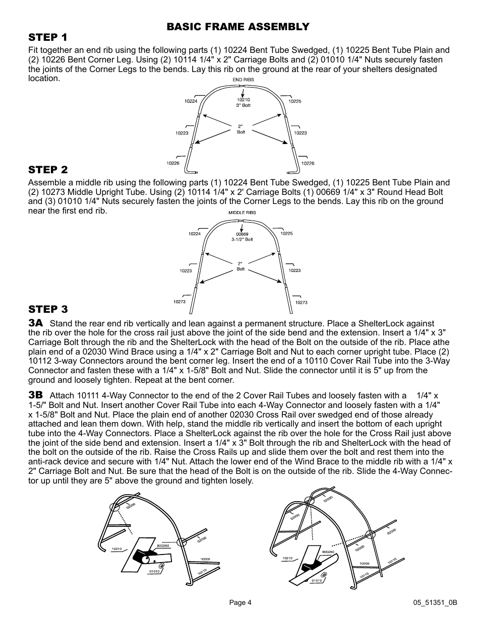 ShelterLogic 51341 Run-In Shed 12 x 20 x 8 User Manual | Page 4 / 6
