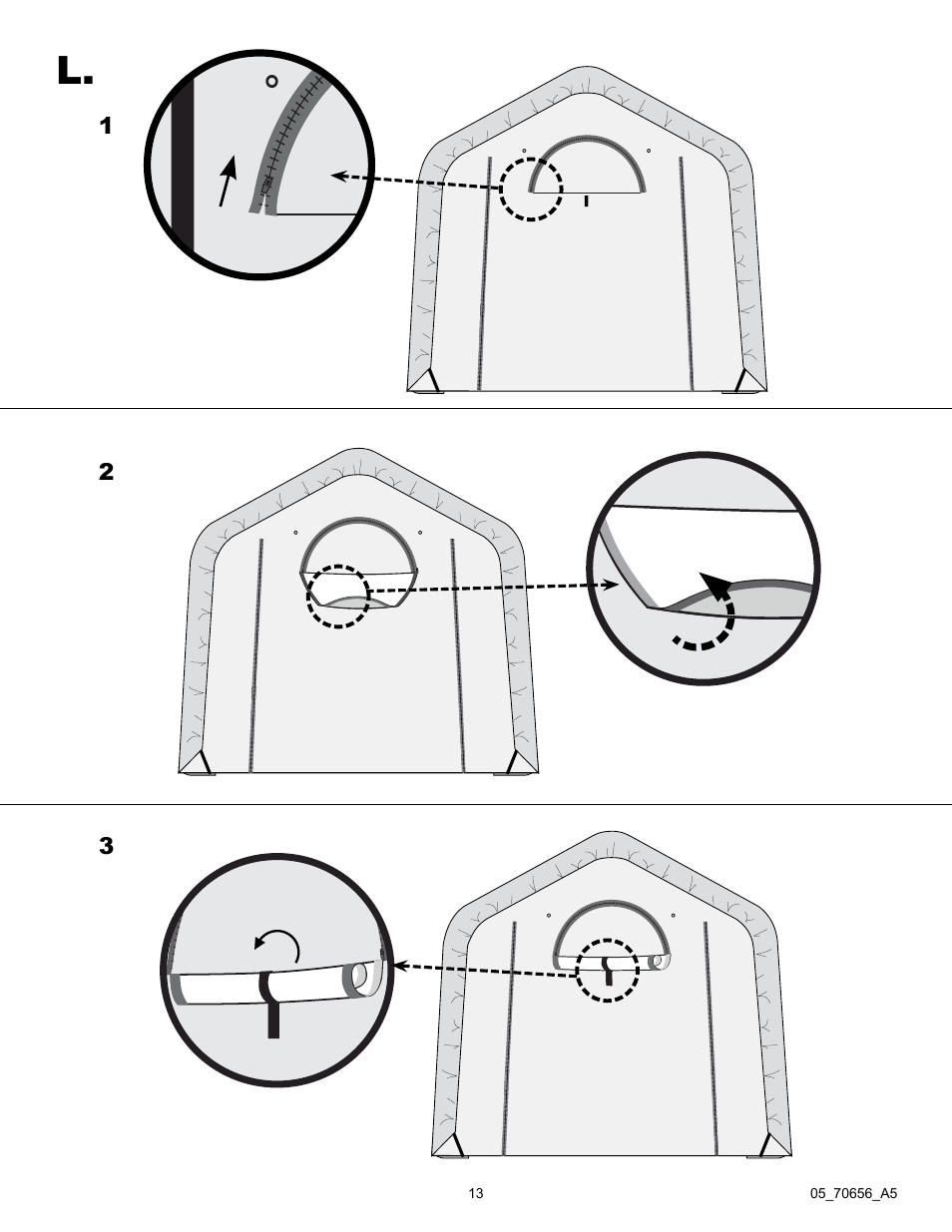 ShelterLogic 70656 GrowIt Greenhouse-in-a-Box 10 x 10 x 8 User Manual | Page 13 / 14