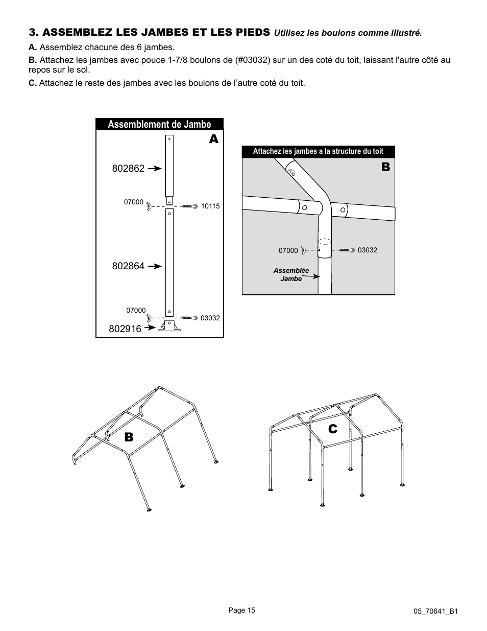 Ab b c | ShelterLogic 70641 GrowIt Organic Growers Greenhouse 6 x 8 x 6 6 User Manual | Page 15 / 40