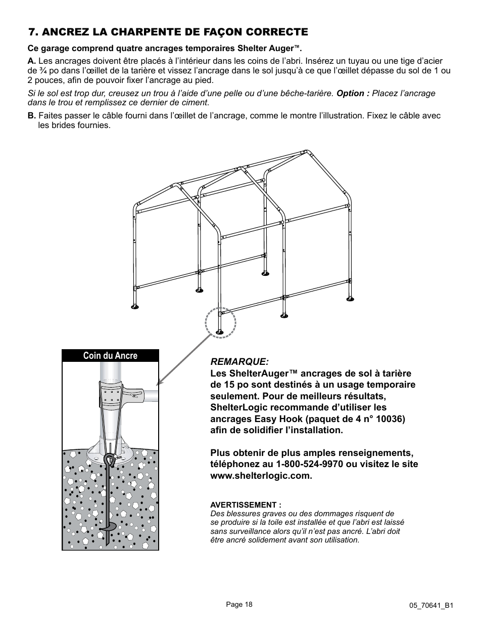 ShelterLogic 70641 GrowIt Organic Growers Greenhouse 6 x 8 x 6 6 User Manual | Page 18 / 40