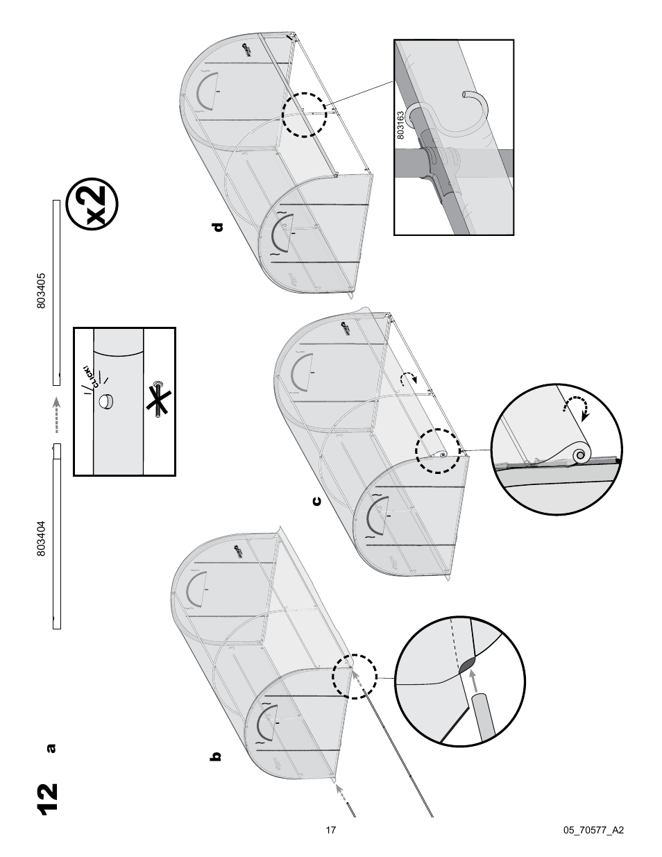 ShelterLogic 70577 Pro RoundTop Greenhouse 10 x 13 x 8 User Manual | Page 17 / 20