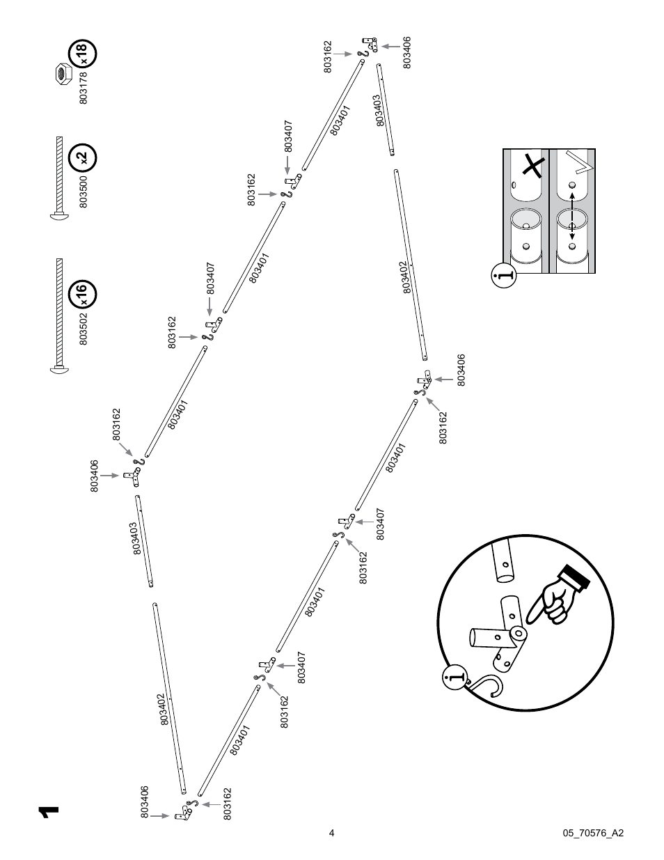 ShelterLogic 70576 Pro RoundTop Greenhouse 10 x 19 x 8 User Manual | Page 4 / 20