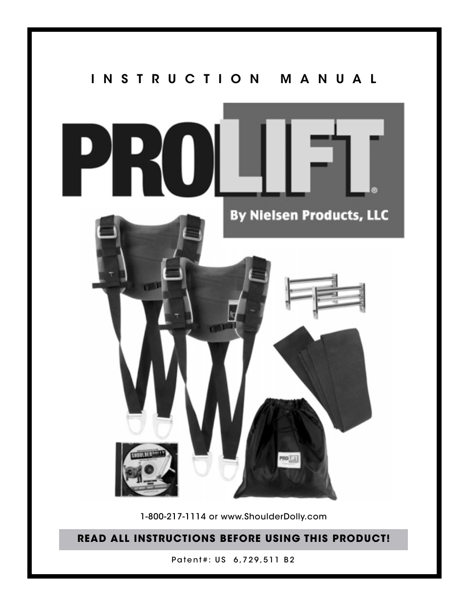 Shoulder Dolly PRO LIFT User Manual | 14 pages