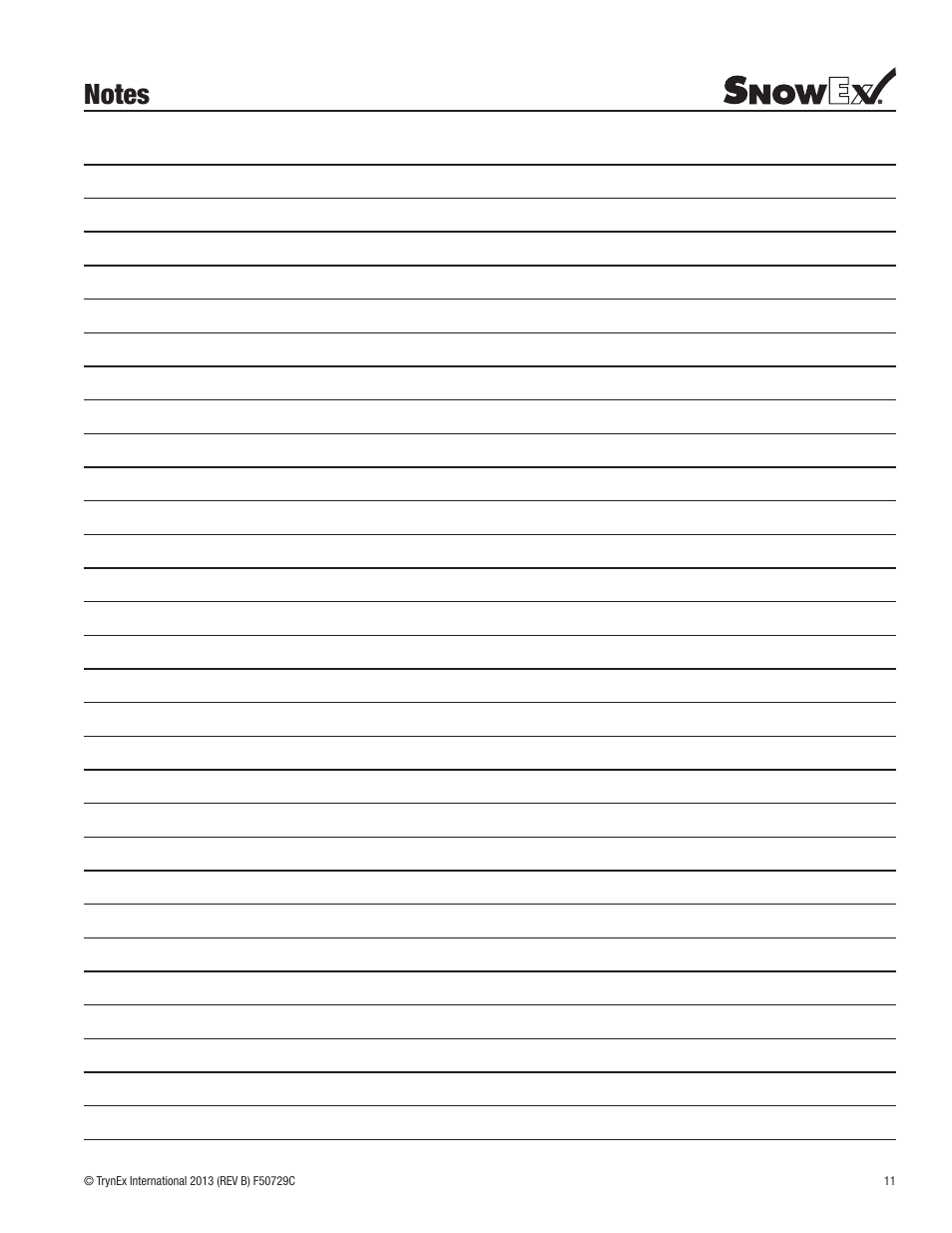 SnowEx SD-1400 Installation User Manual | Page 11 / 12